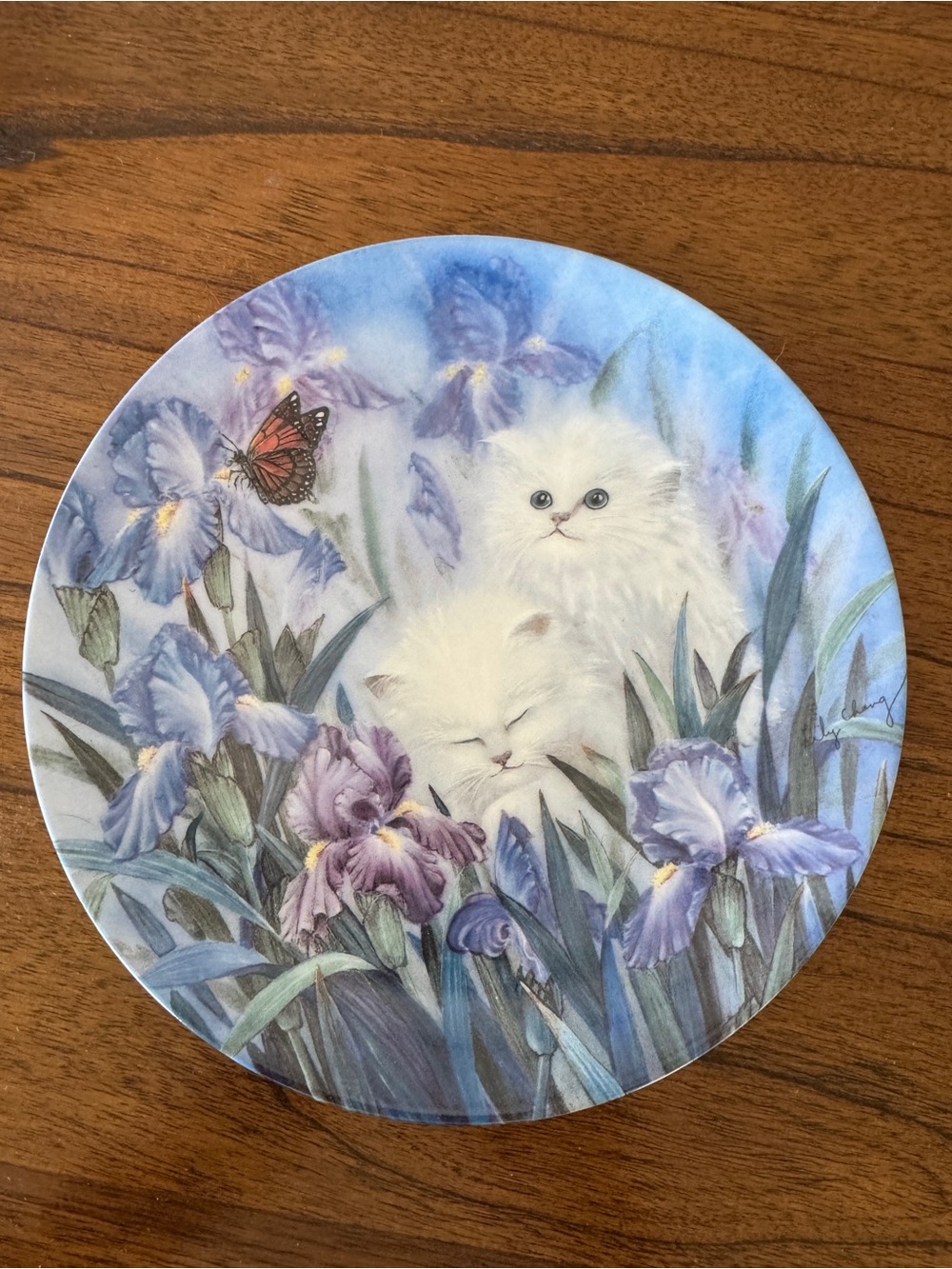 W.S. George “Garden Discovery” Collector Plate – Lily Chang – 1992